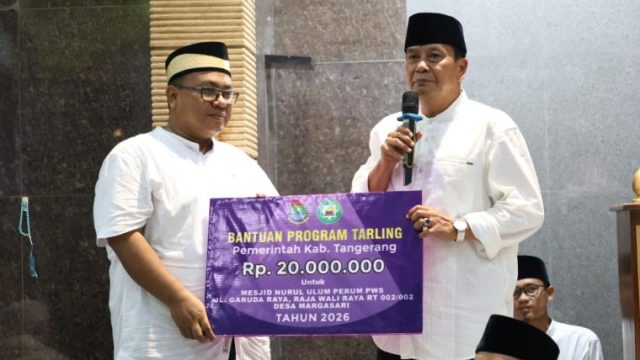 Tarawih Keliling di Masjid Nurul Ulum PWS Margasari, Bupati Tangerang: Perkuat Silaturahmi dan Komotmen Pembangunan
