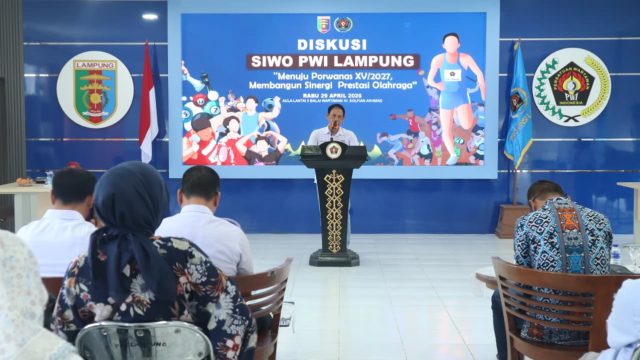 Gelar Diskusi Olahraga, SIWO PWI Lampung Matangkan Kesiapan Porwanas 2027