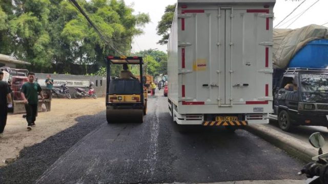 Pemkot Tangerang Lanjutkan Perbaikan Jalan Pembangunan 3 Neglasari