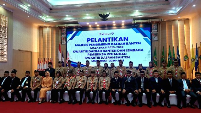 Kepengurusan Baru Kwarda Pramuka Banten 2026–2031 Resmi Dilantik, Siap Cetak Generasi Berintegritas