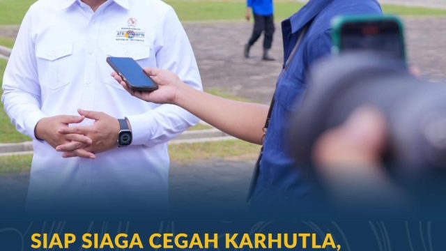 Siap Siaga Cegah Karhutla, Wamen Ossy Imbau Pemegang HGU Lakukan Tindakan Pencegahan