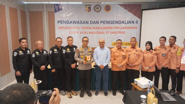 Baharkam Polri Lakukan Observasi Lapangan Ketat di PT Smelting Gresik Guna Implementasi SMP yang Optimal
