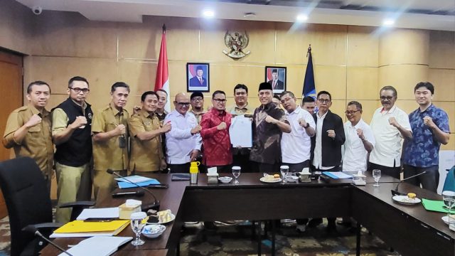 Ketua PB Porprov Banten VII Pilar Saga Ichsan Sambut Hangat Kunjungan Panwasrah/SC