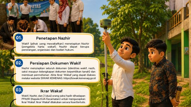 Kenali 5 Tahapan Sertipikasi Tanah Wakaf, Langkah Penting Melindungi Aset Umat
