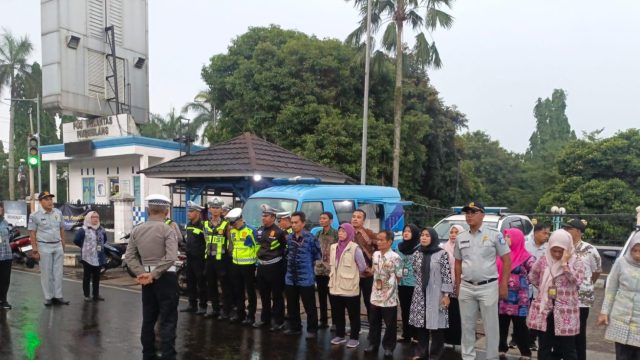 Jasa Raharja dan UPT Samsat Pandeglang Razia Kendaraan Pastikan Masyarakat Terlindungi dan Taat Pajak