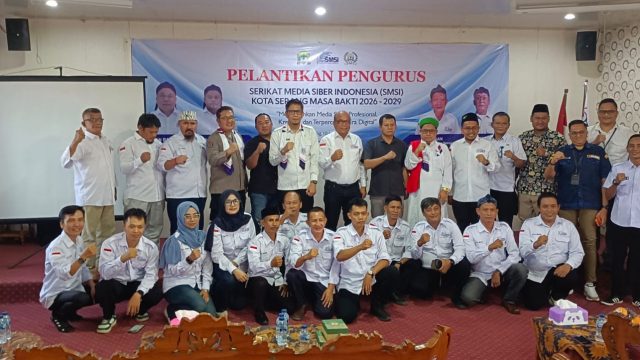 Dilantik, SMSI Kota Serang Komit Kokohkan Media Siber Profesional dan Kredibel