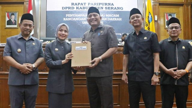 Bupati Serang Paparkan Usulan 3 Macam Raperda, 1 Raperda Fokus pada Pembinaan ASN