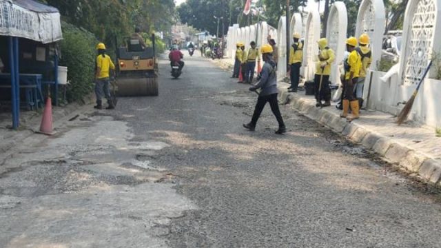 Upaya Perbaikan Jalan Digencarkan, Akses Jalan RSUD Kota Tangerang Tuntas Diperbaiki