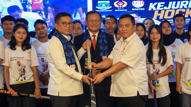 Gubernur Andra Soni Dorong Pembinaan Atlet, Pengurus FHI Banten Diminta Perkuat Prestasi Hoki