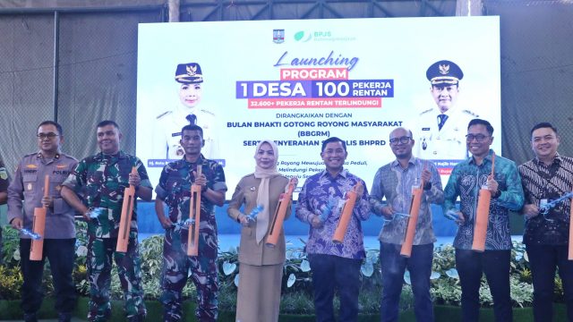 Luncurkan 1 Desa 100 Pekerja Rentan, Pemkab Serang Berikan Perlindungan Jaminan Sosial terhadap 33.600 Pekerja