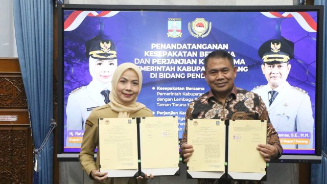 Gandeng SMA Kebangsaan, Pemkab Serang Siapkan Beasiswa Bagi Putra Putri Terbaik