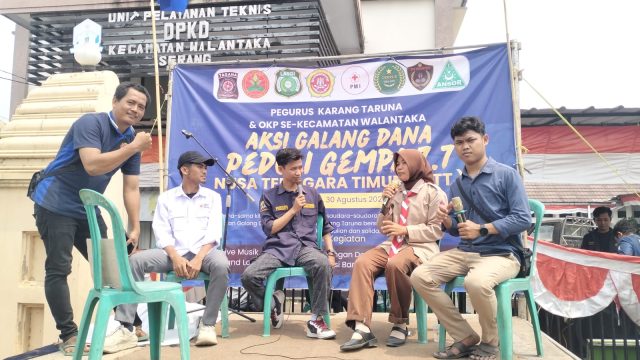 Karang Taruna & Organisasi Kepemudaan Walantaka Galang Donasi Kemanusiaan untuk Korban Bencana di NTT