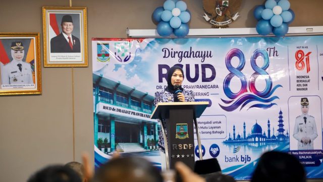 Resmikan 10 Mesin HD di HUT ke-88 RSDP Serang, Bupati Ratu Zakiyah Imbau Warga Jaga Pola Makan