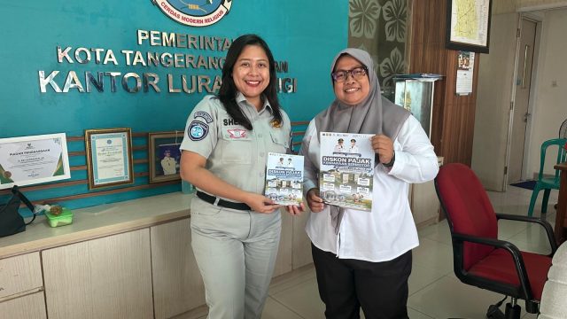 Glorifikasi Program Diskon Pajak Kendaraan Bermotor, Jasa Raharja Tangerang Sambangi Kantor Kelurahan Parigi