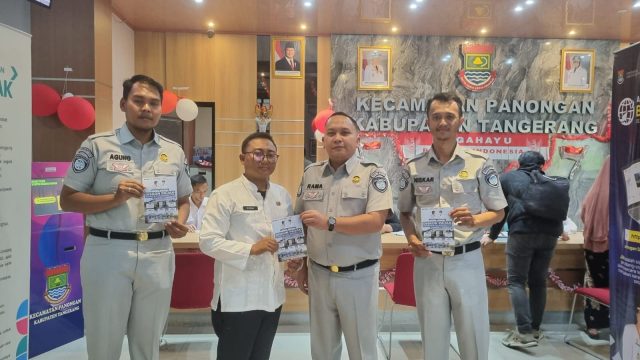 Diskon PKB hingga Oktober 2026, Jasa Raharja Tangerang Ajak Masyarakat Tertib Pajak Kendaraan di Kecamatan Panongan