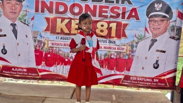 Semarak HUT ke-81 RI, Warga Kampung Cipandan – Cibugang Hidupkan Semangat  Lomba  Hafalan Pancasila