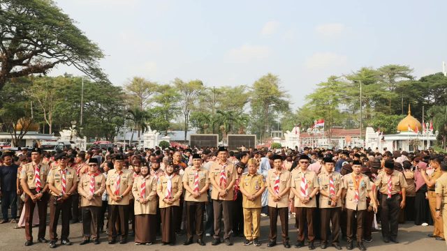 Peringati Hari Pramuka ke-65, Sekda Zaldi Sebut Pramuka Mampu Bentuk Pribadi yang Tangguh