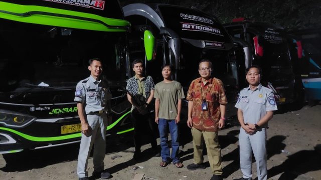 Jasa Raharja Sweeping IWKBU Bus Luar Provinsi di Wilayah Lebak