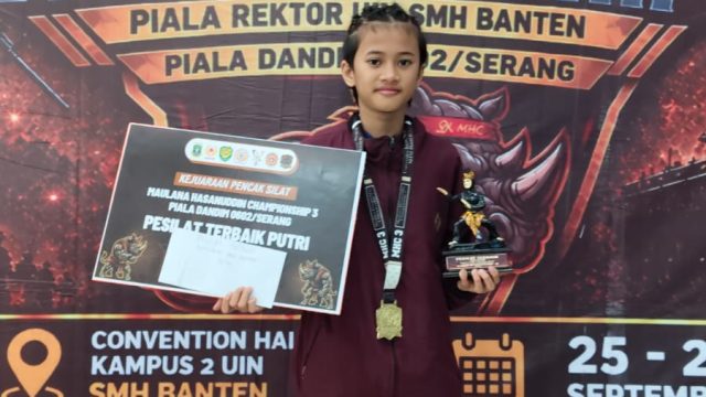 Shakila, Atlet Silat School Club, Sabet Juara Silat Maulana Hasanuddin Chamiponship 2026
