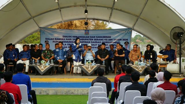 Hadirkan Ruang Dialog, Bupati Serang Nilai Mahasiswa Elemen Penting Pembangunan Daerah