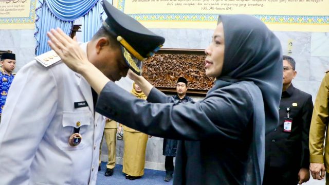 Bupati Serang Ratu Zakiyah Lantik Camat dan Sejumlah Pejabat Administrasi