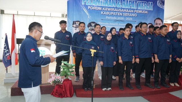 Pengurus Baru Dikukuhkan, Wabup Najib Hamas Harap FKP Kabupaten Serang Mampu Ciptakan Lapangan Kerja