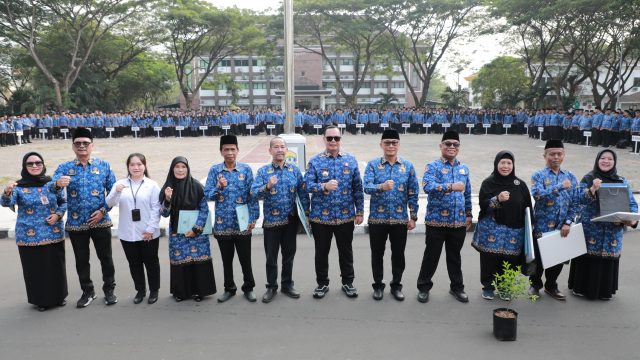 Catat Sejarah, Perdana di Banten Apel Hari Kesadaran Nasional Dipimpin Langsung Kepala BKN Prof Zudan Arif Fakrulloh