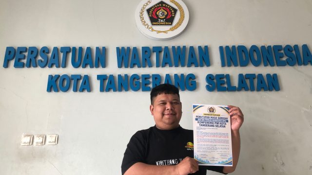 DPS Konferensi Diterima, PWI Kota Tangsel Buka Masa Sanggah Hingga 2 November 2026